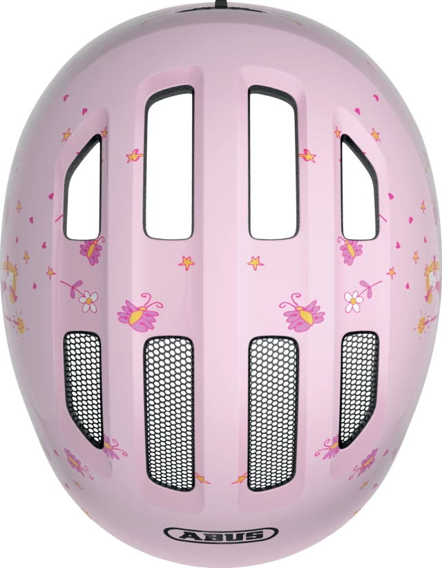 Dziecięcy kask rowerowy ABUS Smiley 3.0 Rose Princess Rozmiar S: 45-50 cm