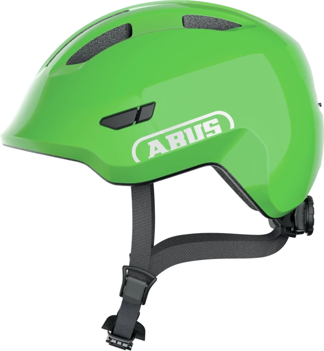 Dziecięcy kask rowerowy ABUS Smiley 3.0 Shiny Green Rozmiar S: 45-50 cm