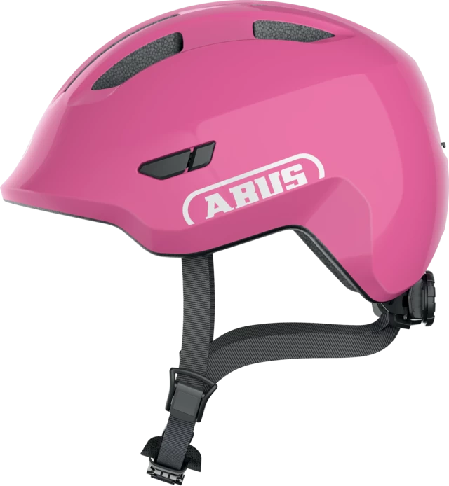 Dziecięcy kask rowerowy ABUS Smiley 3.0 Shiny Pink Rozmiar S: 45-50 cm