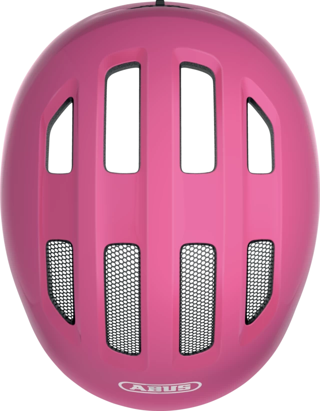 Dziecięcy kask rowerowy ABUS Smiley 3.0 Shiny Pink Rozmiar S: 45-50 cm