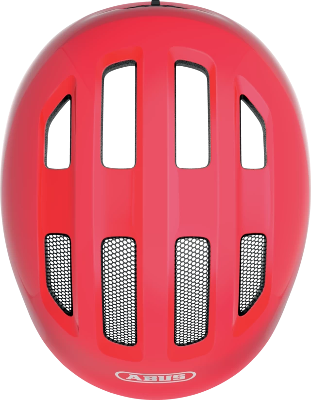 Dziecięcy kask rowerowy ABUS Smiley 3.0 Shiny Red Rozmiar S: 45-50 cm