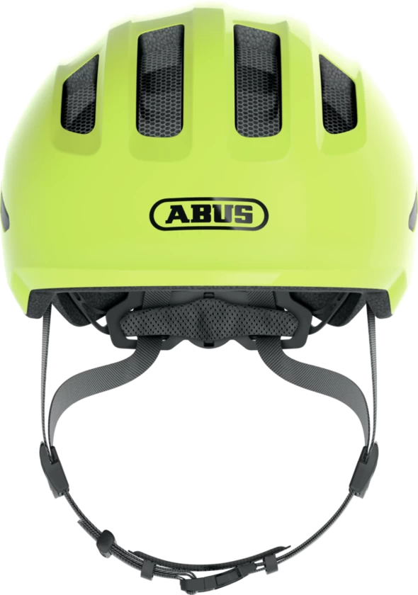 Dziecięcy kask rowerowy ABUS Smiley 3.0 Shiny Yellow Rozmiar M: 50-55 cm