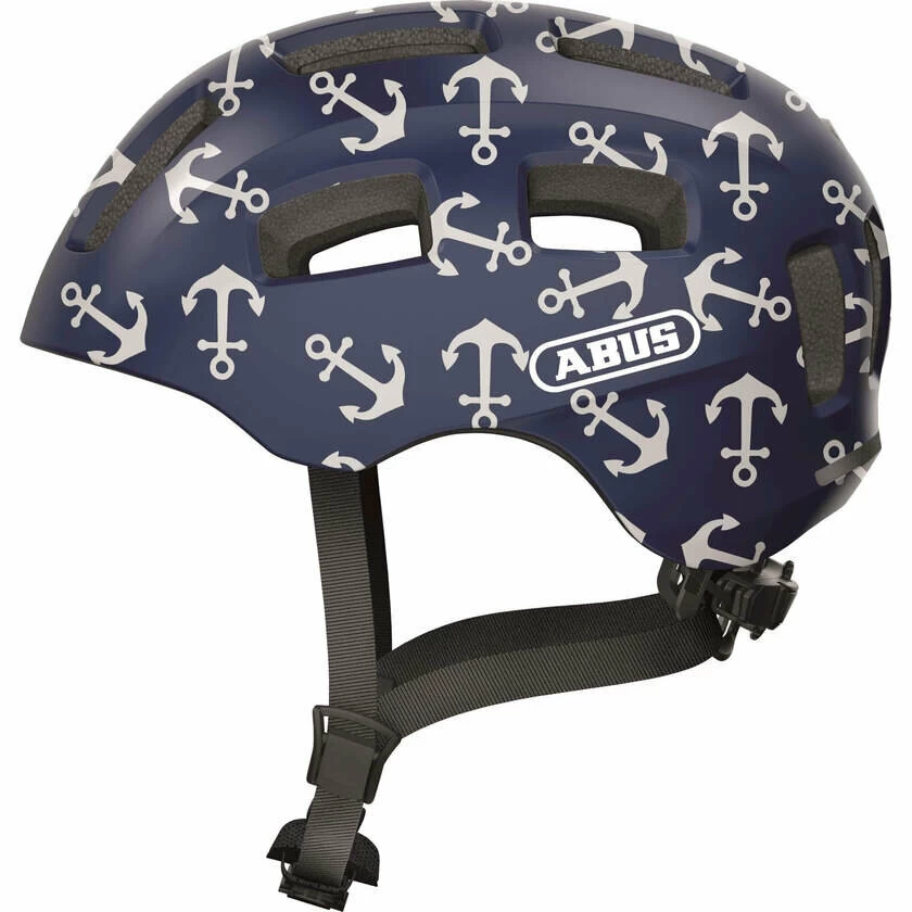 Dziecięcy kask rowerowy Abus Youn-I 2.0 Blue Anchor Rozmiar M: 52-57 cm