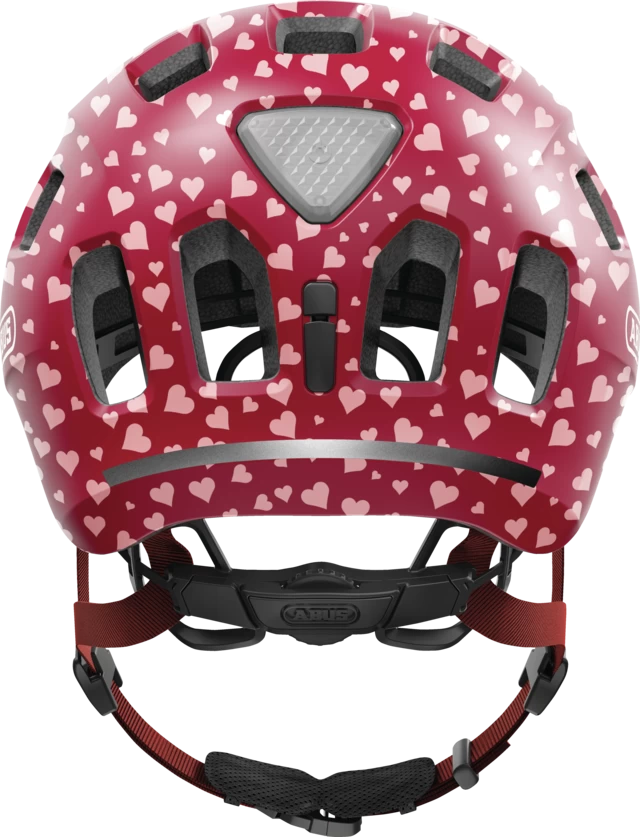 Dziecięcy kask rowerowy Abus Youn-I 2.0 Cherry Heart Rozmiar S: 48-54 cm