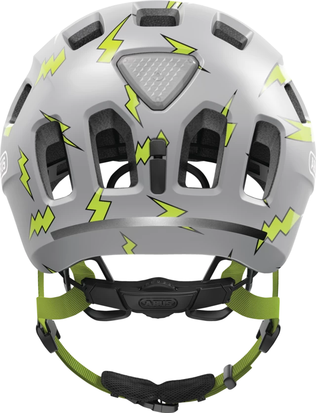 Dziecięcy kask rowerowy Abus Youn-I 2.0 Grey Flash Rozmiar M: 52-57 cm