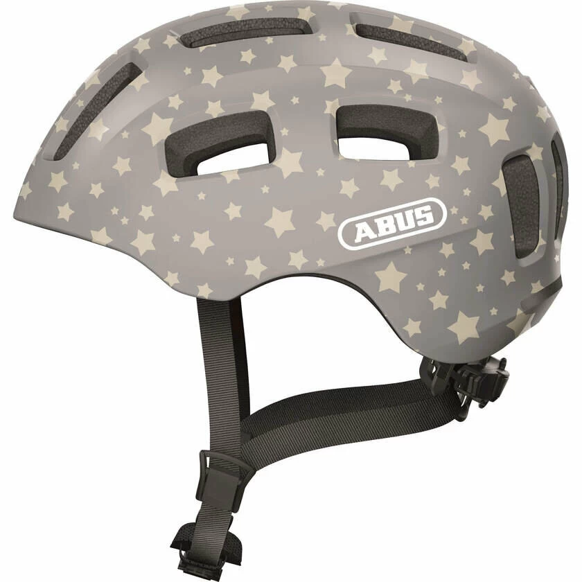 Dziecięcy kask rowerowy Abus Youn-I 2.0 Grey Star Rozmiar S: 48-54 cm