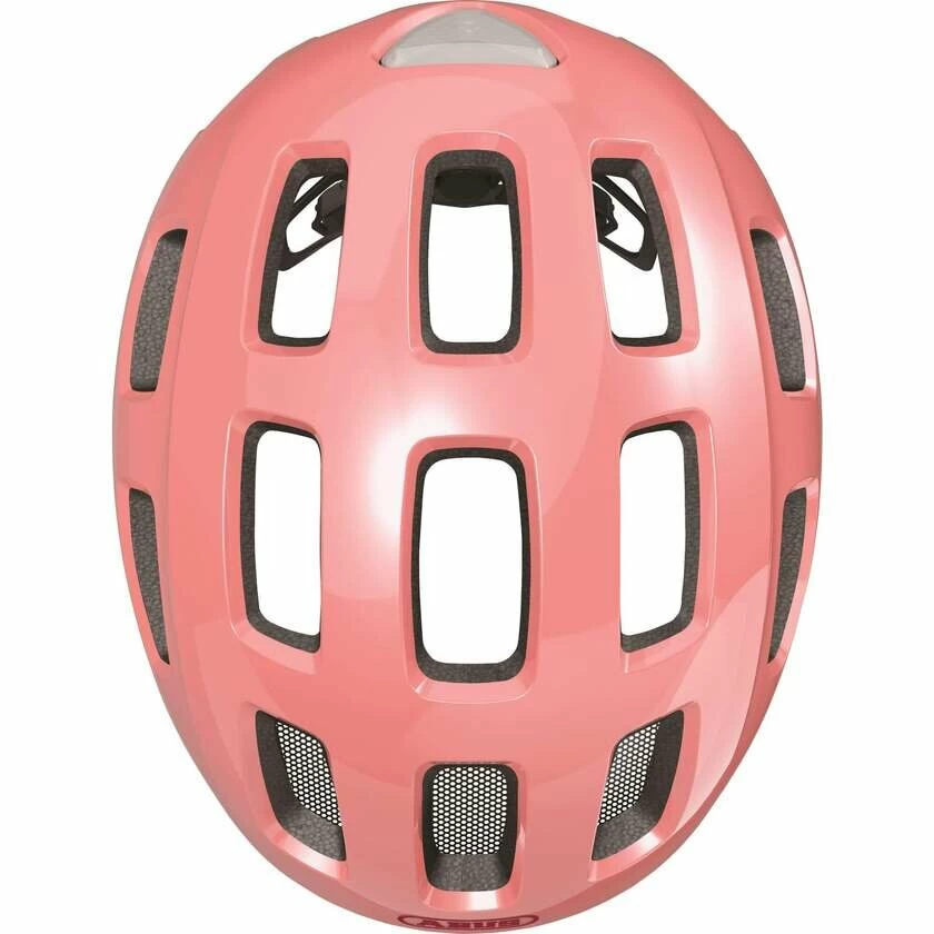 Dziecięcy kask rowerowy Abus Youn-I 2.0 Living Coral Rozmiar M: 52-57 cm