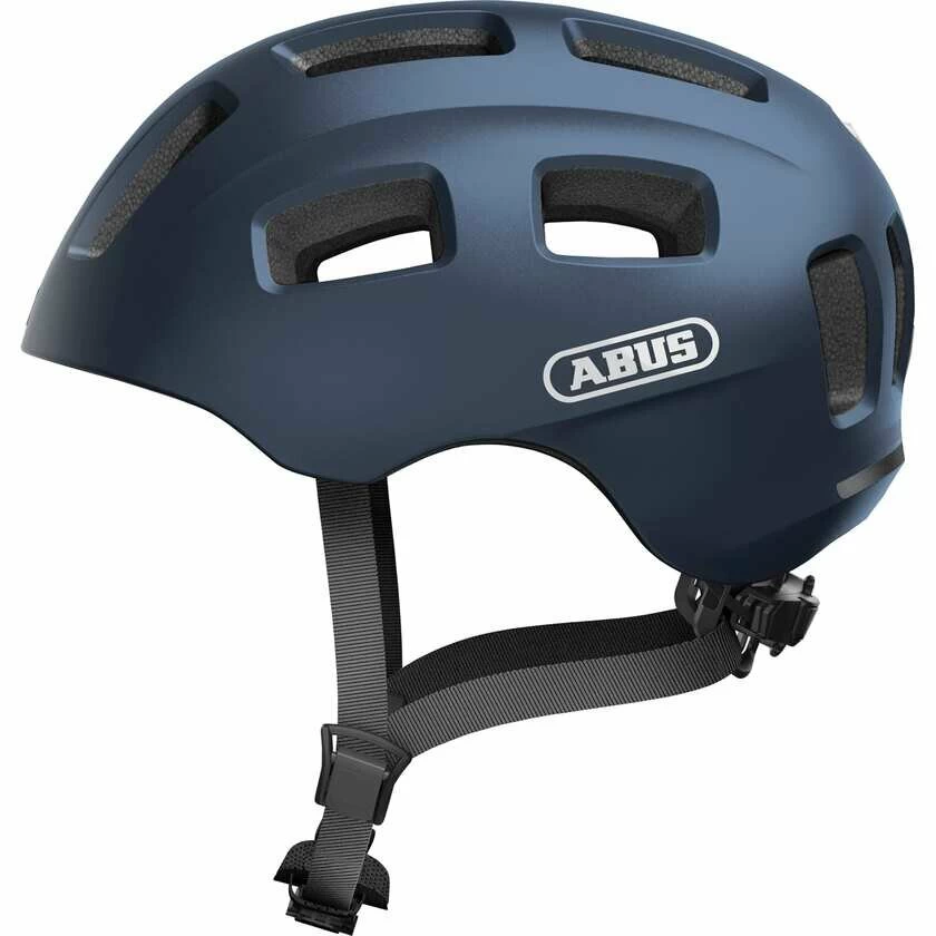 Dziecięcy kask rowerowy Abus Youn-I 2.0 Midnight Blue Rozmiar M: 52-57 cm