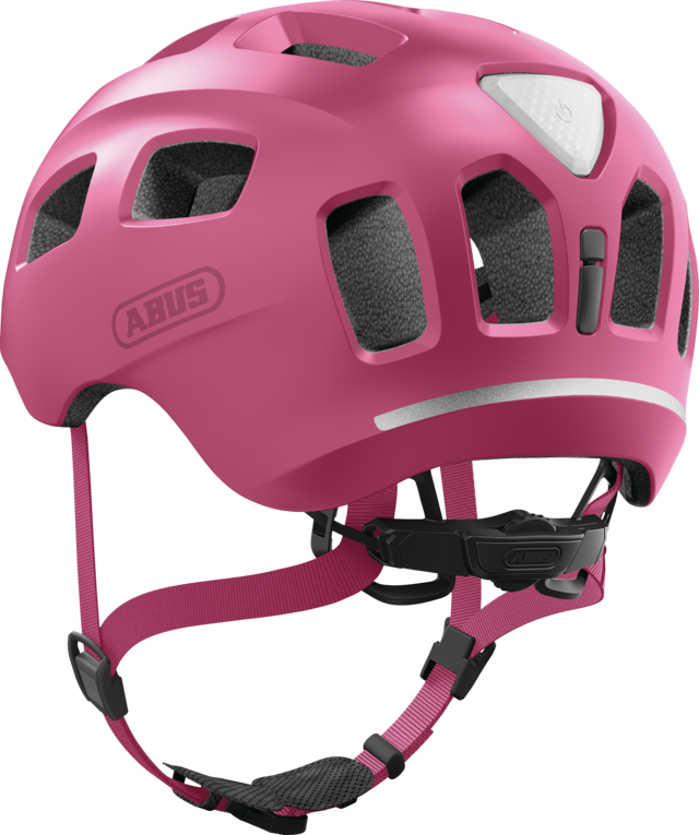 Dziecięcy kask rowerowy Abus Youn-I 2.0 Mono Red Rozmiar S: 48-54 cm