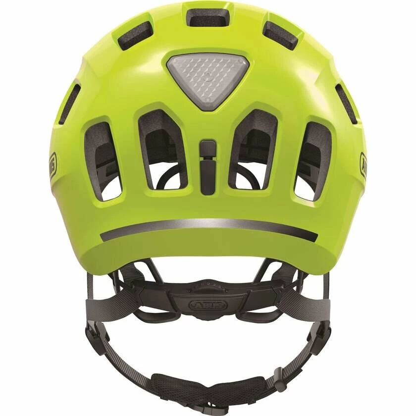 Dziecięcy kask rowerowy Abus Youn-I 2.0 Signal Yellow Rozmiar M: 52-57 cm