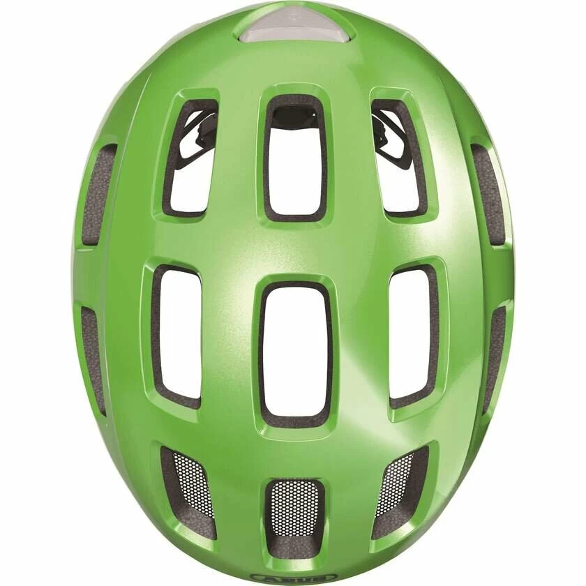 Dziecięcy kask rowerowy Abus Youn-I 2.0 Sparkling Green Rozmiar M: 52-57 cm