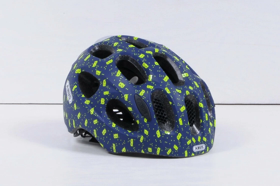 Dziecięcy kask rowerowy Abus Youn-I Ace, Blue Mask