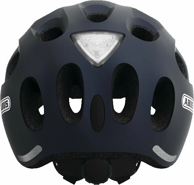 Dziecięcy kask rowerowy Abus Youn-I Ace, niebieski metalik M - 52-57 cm