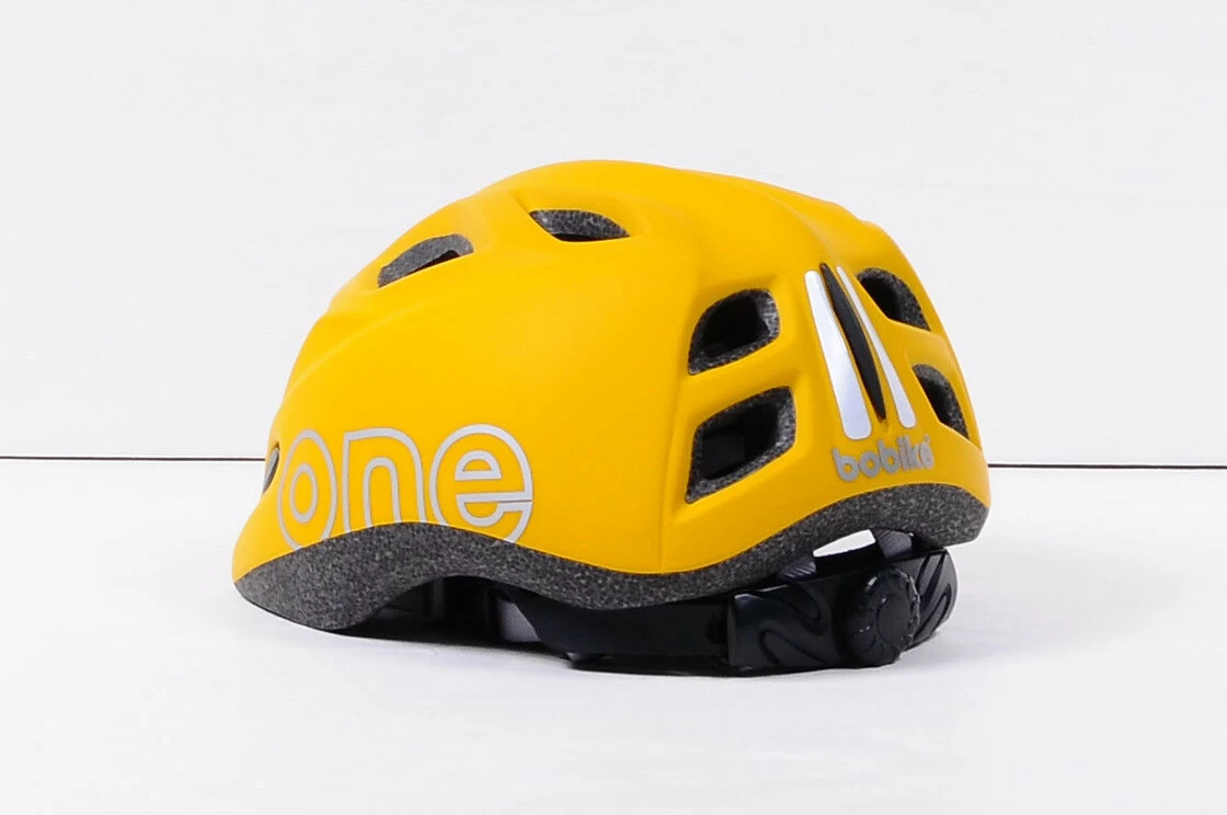 Dziecięcy kask rowerowy Bobike ONE Plus Mighty Mustard