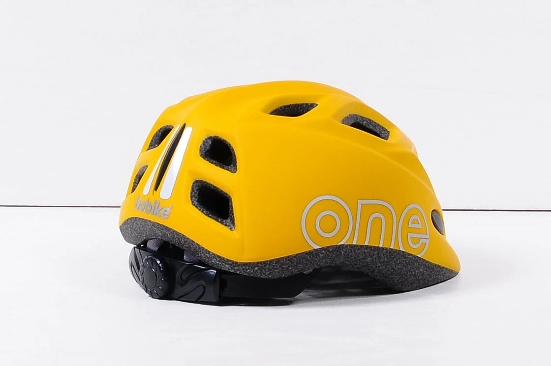 Dziecięcy kask rowerowy Bobike ONE Plus Mighty Mustard