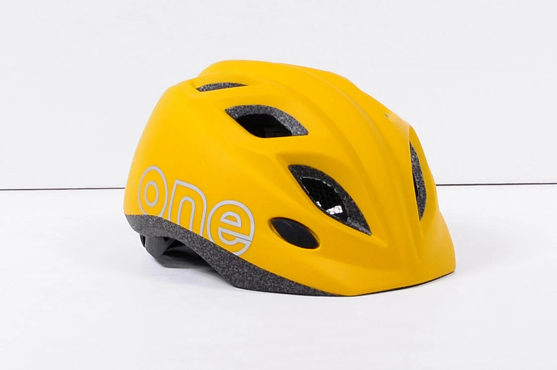 Dziecięcy kask rowerowy Bobike ONE Plus Mighty Mustard XS