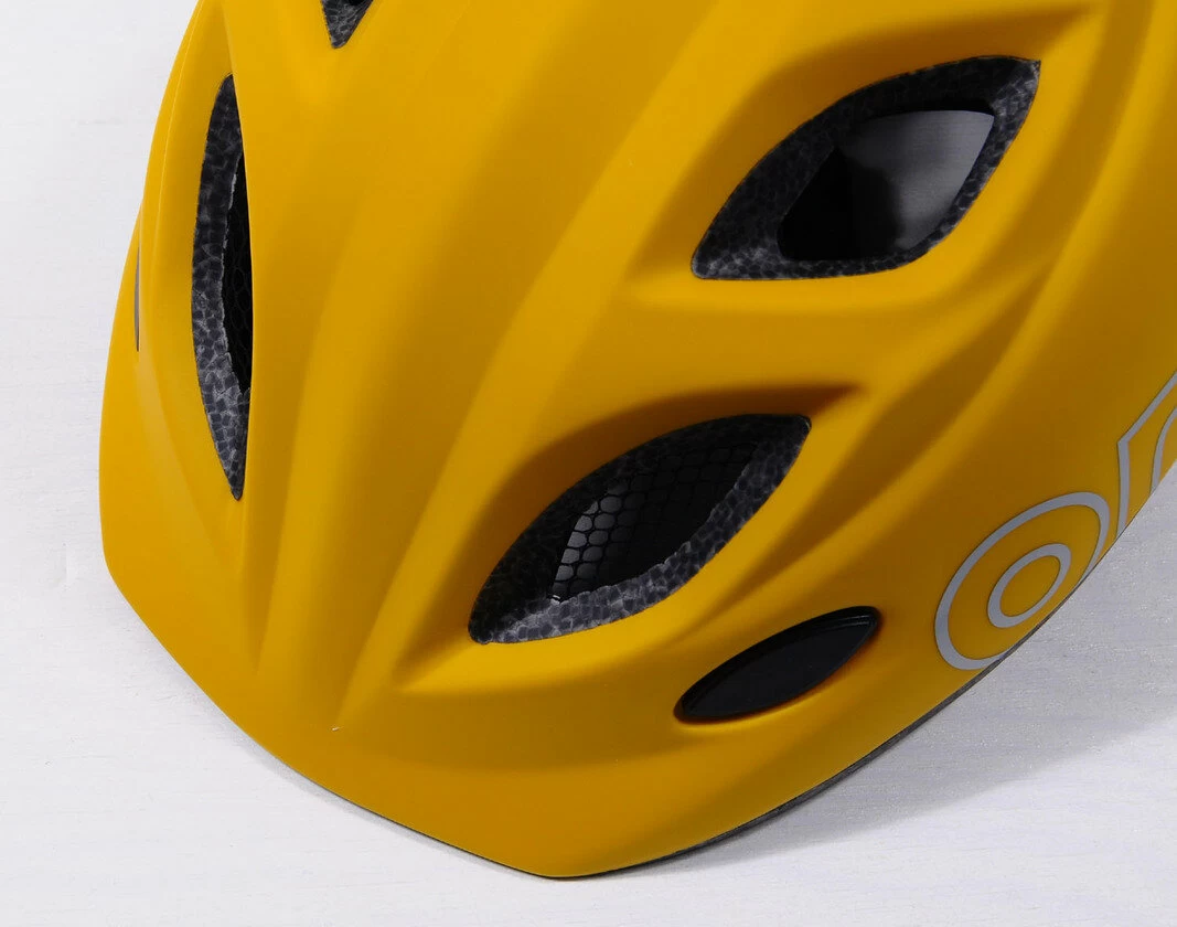 Dziecięcy kask rowerowy Bobike ONE Plus Mighty Mustard XS