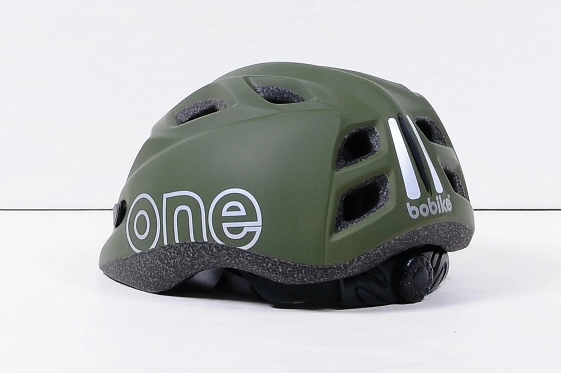 Dziecięcy kask rowerowy Bobike ONE Plus Olive Green XS