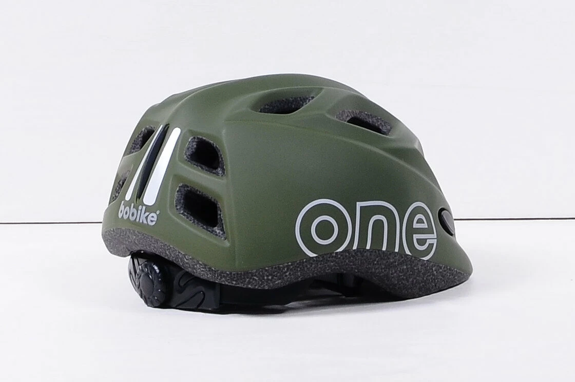 Dziecięcy kask rowerowy Bobike ONE Plus Olive Green