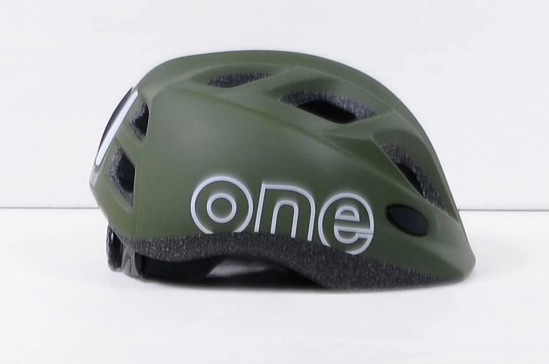 Dziecięcy kask rowerowy Bobike ONE Plus Olive Green