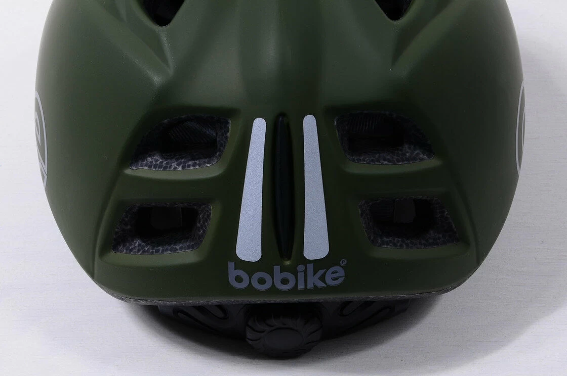 Dziecięcy kask rowerowy Bobike ONE Plus Olive Green