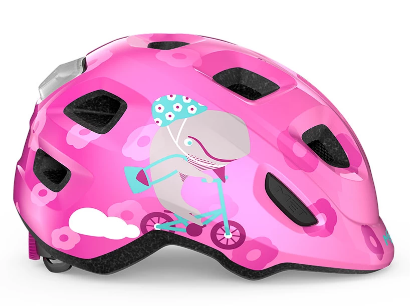 Dziecięcy kask rowerowy MET Hooray! Pink Whale MIPS