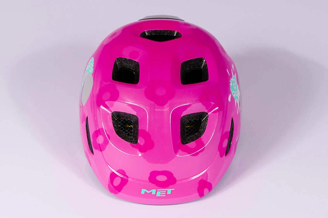 Dziecięcy kask rowerowy MET Hooray! Pink Whale MIPS