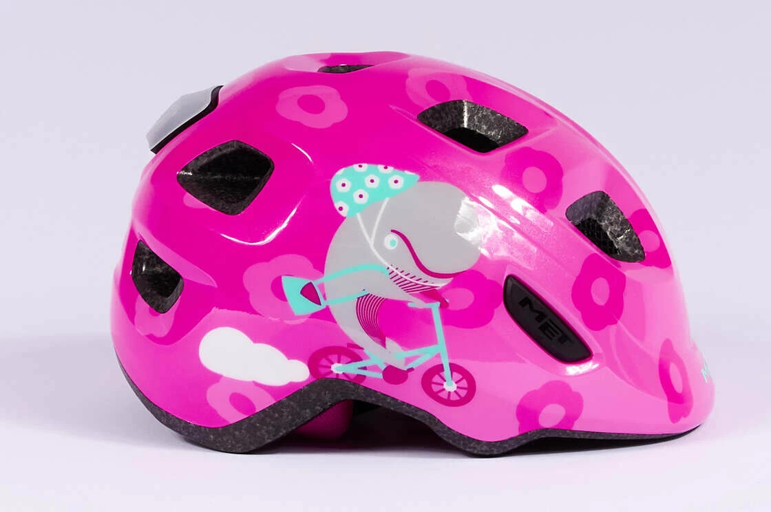 Dziecięcy kask rowerowy MET Hooray! Pink Whale MIPS
