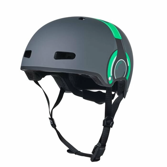 Dziecięcy kask rowerowy Micro Headphone Green M (54 - 58 cm)