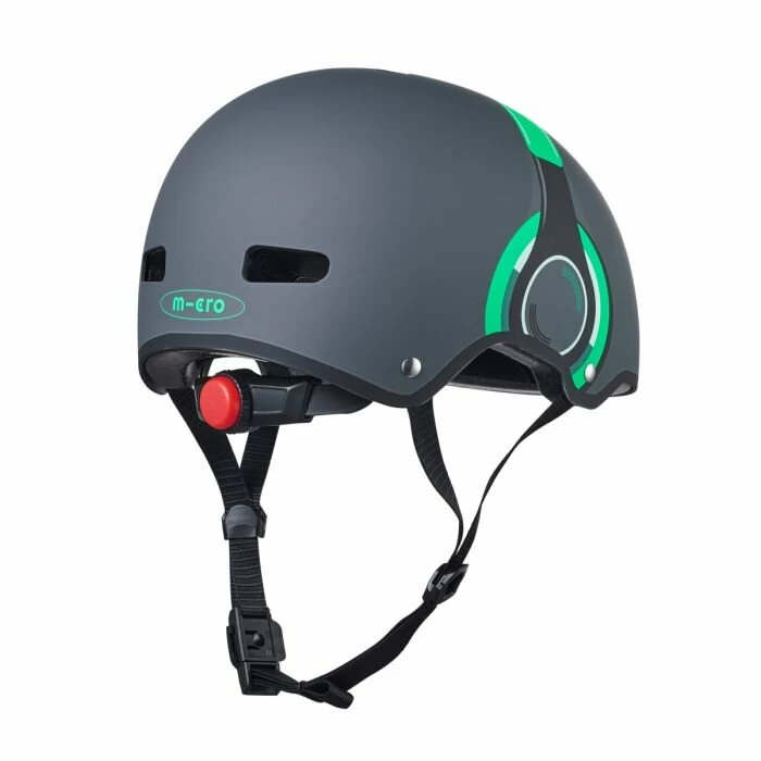 Dziecięcy kask rowerowy Micro Headphone Green M (54 - 58 cm)