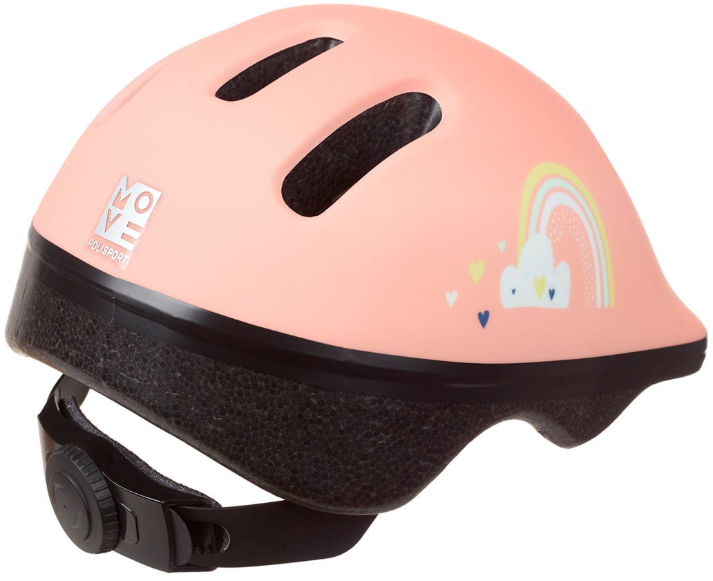 Dziecięcy kask rowerowy Polisport BABY Happy Rainbow XXS: 44-48 cm