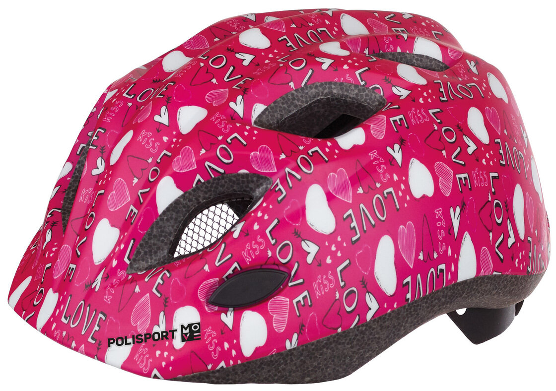 Dziecięcy kask rowerowy Polisport Junior Love LED S: 52-56 cm