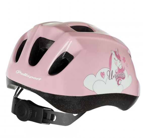 Dziecięcy kask rowerowy Polisport Junior Sweet Unicorn Rozmiar S: 52-56 cm