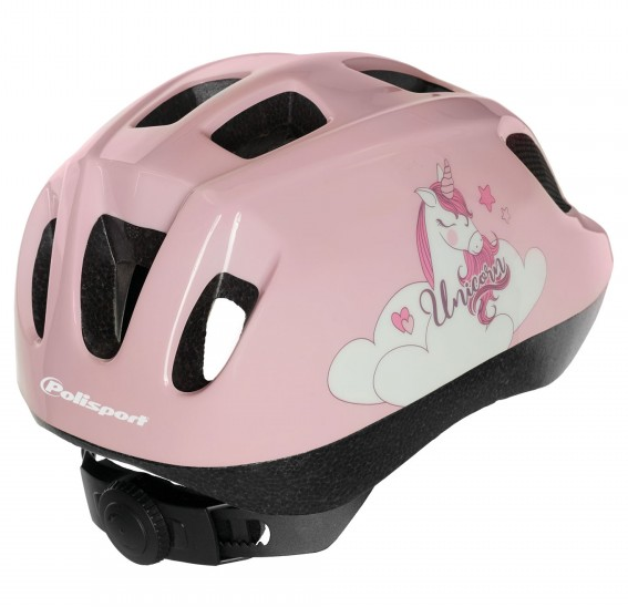 Dziecięcy kask rowerowy Polisport Junior Sweet Unicorn Rozmiar S: 52-56 cm