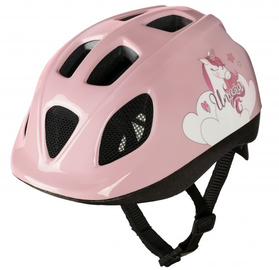 Dziecięcy kask rowerowy Polisport Junior Sweet Unicorn Rozmiar S: 52-56 cm