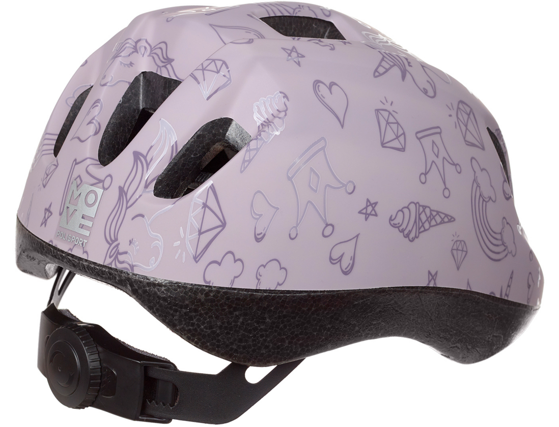 Dziecięcy kask rowerowy Polisport KIDS Fantasy Purple XS: 46-53 cm