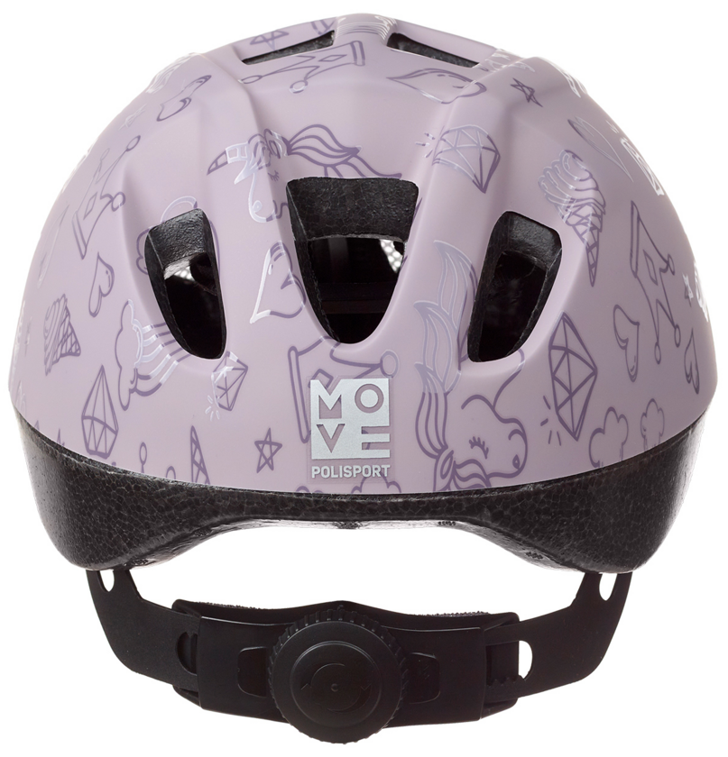Dziecięcy kask rowerowy Polisport KIDS Fantasy Purple XS: 46-53 cm
