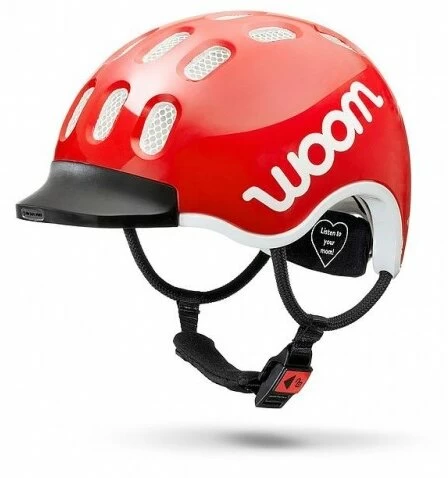 Dziecięcy kask rowerowy woom Czerwony XS (46-50)