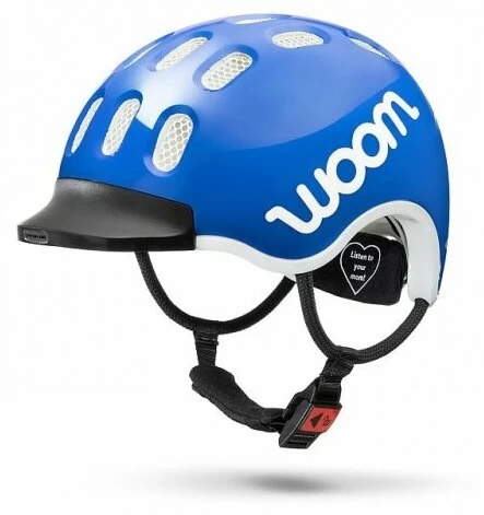 Dziecięcy kask rowerowy woom Niebieski S (50-53)