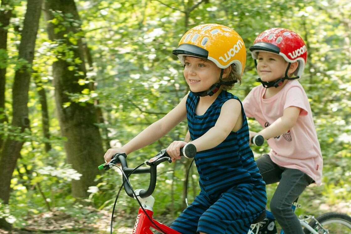 Dziecięcy kask rowerowy woom Żółty S (50-53)