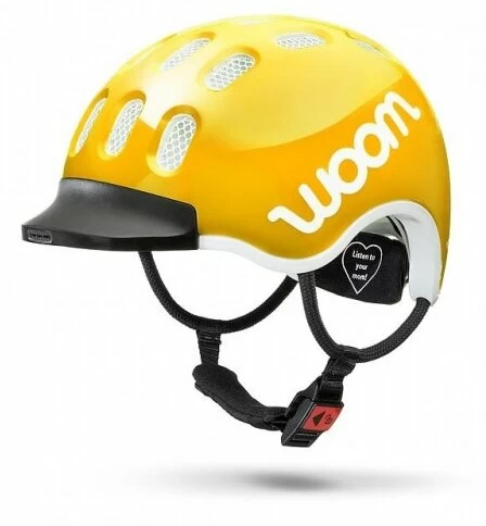 Dziecięcy kask rowerowy woom Żółty S (50-53)