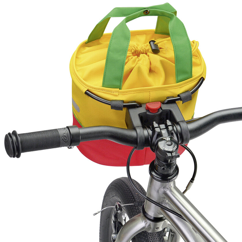 Dziecięcy koszyk rowerowy KLICKfix Lori 4L Czerwony