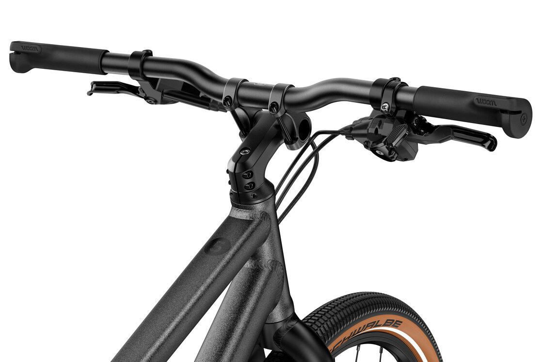 Dziecięcy rower elektryczny woom EXPLORE e 5 Graphite grey