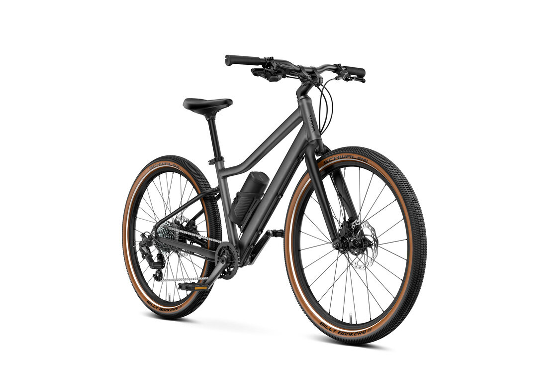 Dziecięcy rower elektryczny woom EXPLORE e 5 Graphite grey