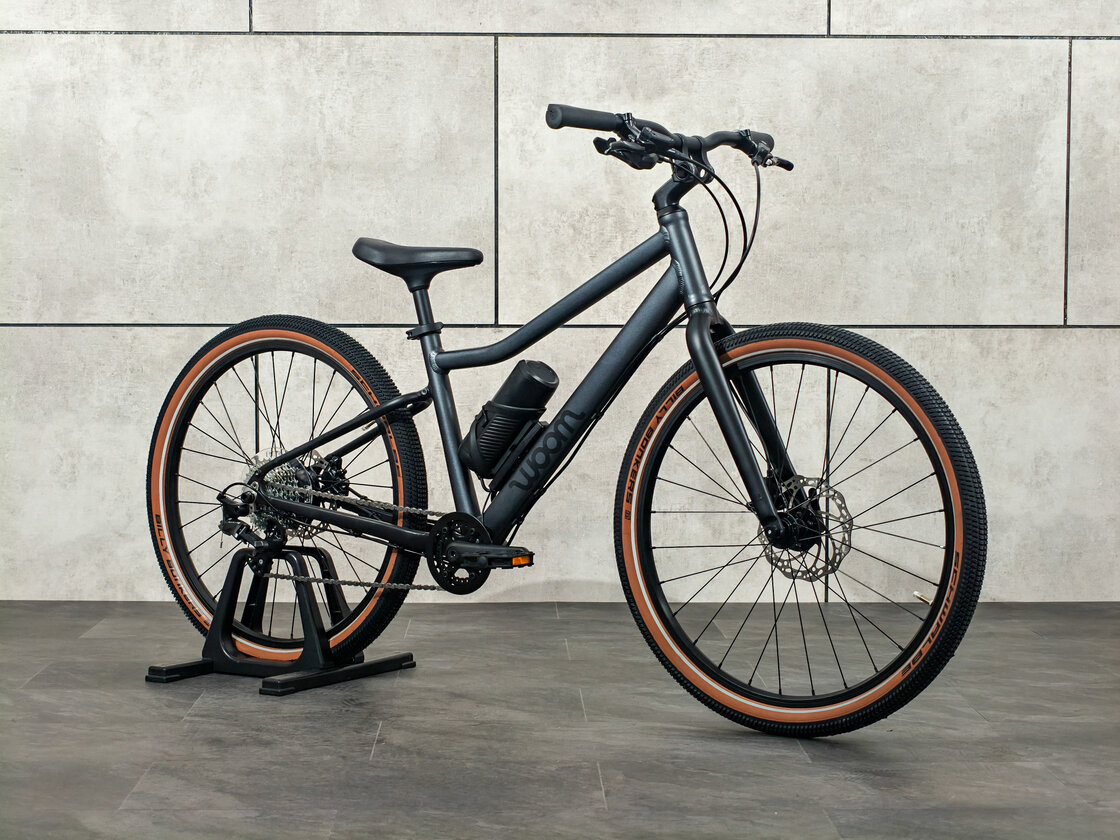 Dziecięcy rower elektryczny woom EXPLORE e 5 Graphite grey