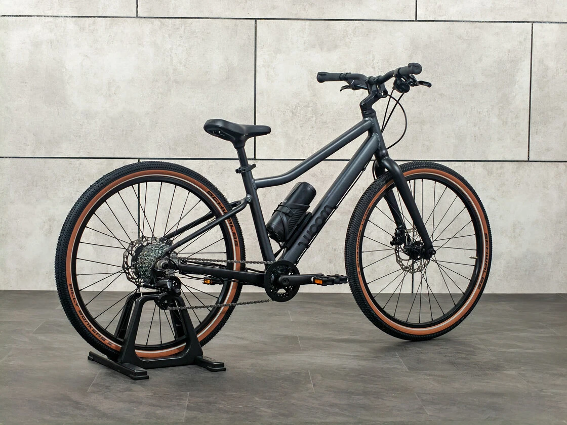 Dziecięcy rower elektryczny woom EXPLORE e 5 Graphite grey