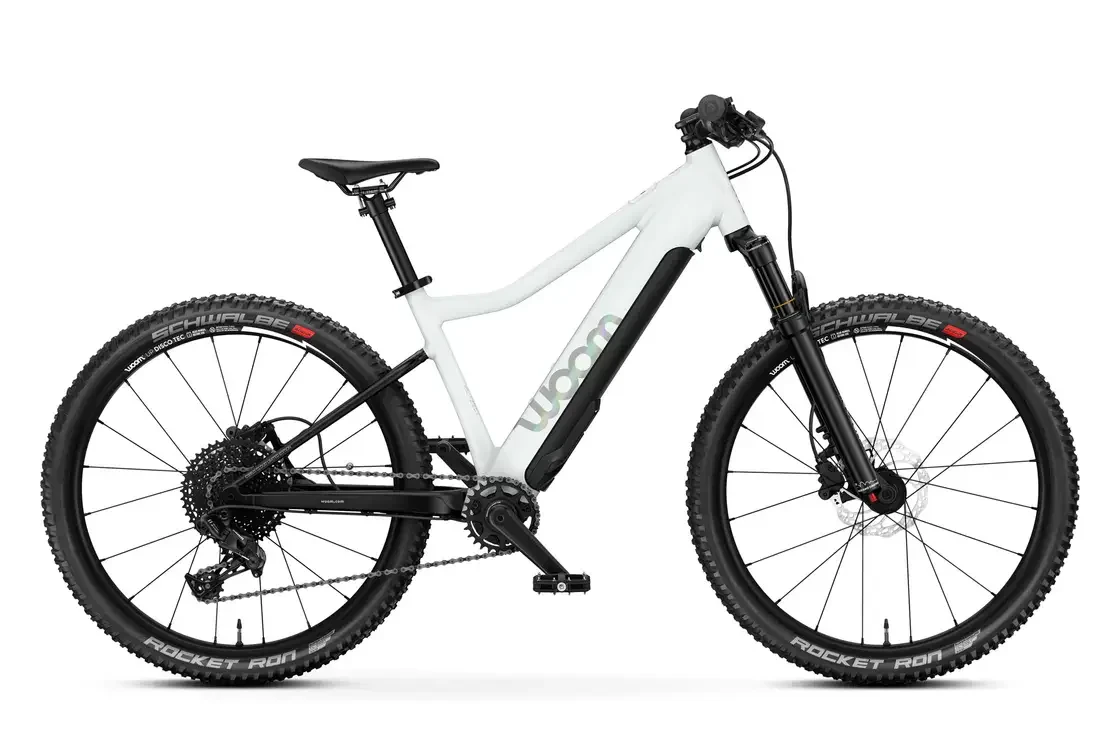 Dziecięcy rower elektryczny woom Up 5 Cirrus Cloud