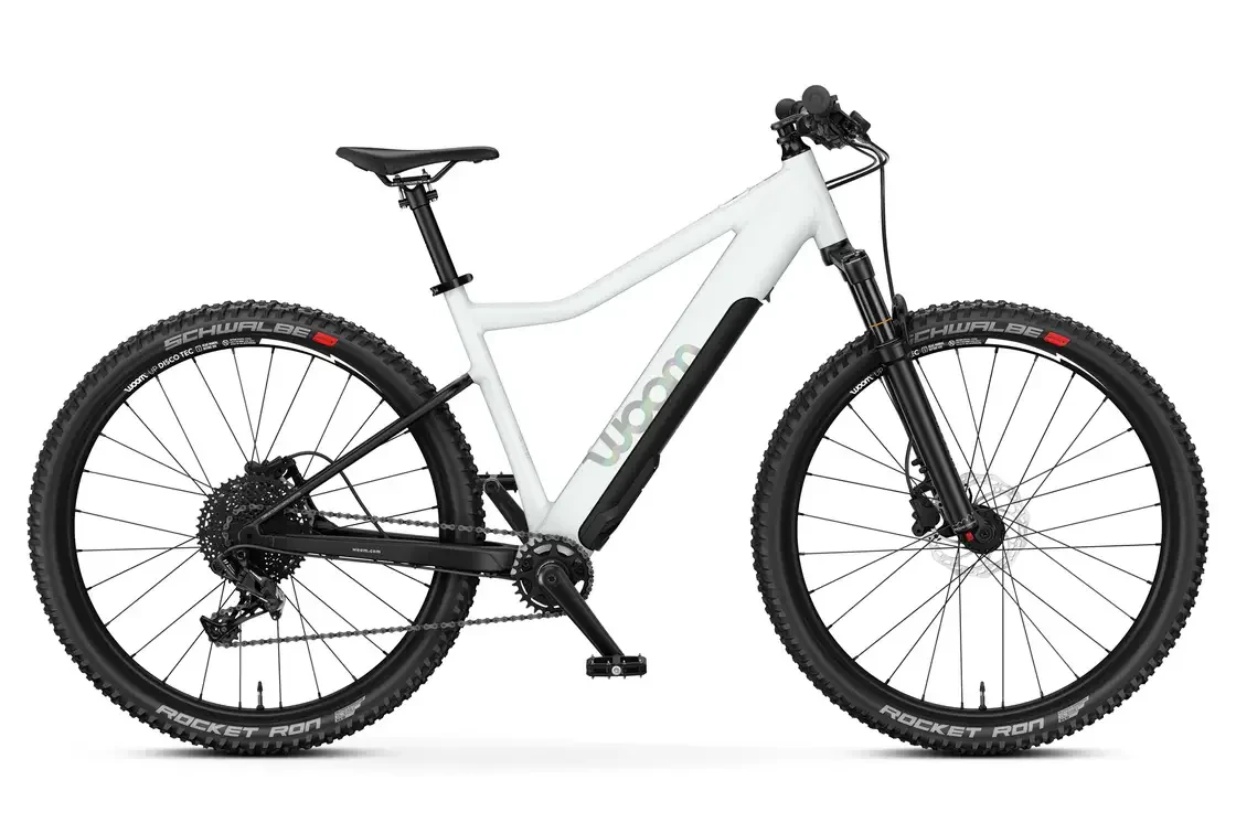 Dziecięcy rower elektryczny woom Up 6 Cirrus Cloud