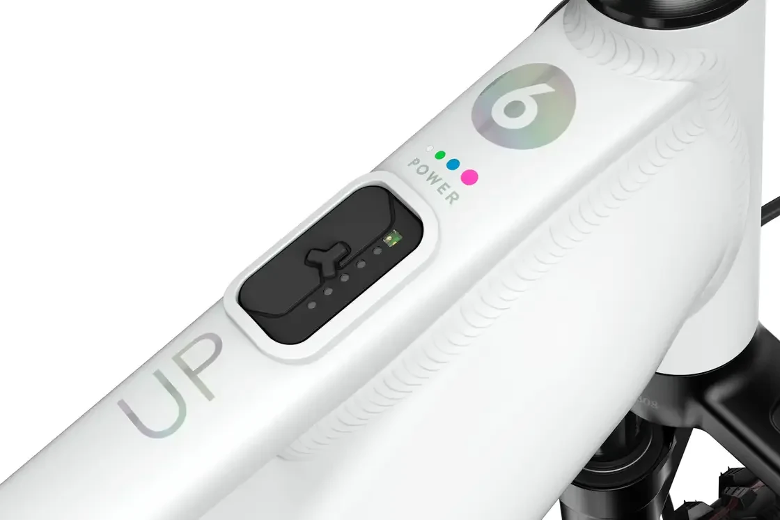 Dziecięcy rower elektryczny woom Up 6 Cirrus Cloud