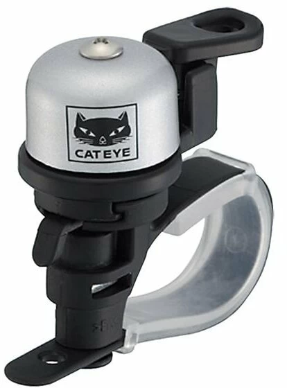 Dzwonek rowerowy CATEYE OH-2100 / KODAMA Ø 22-32 mm  Srebrny